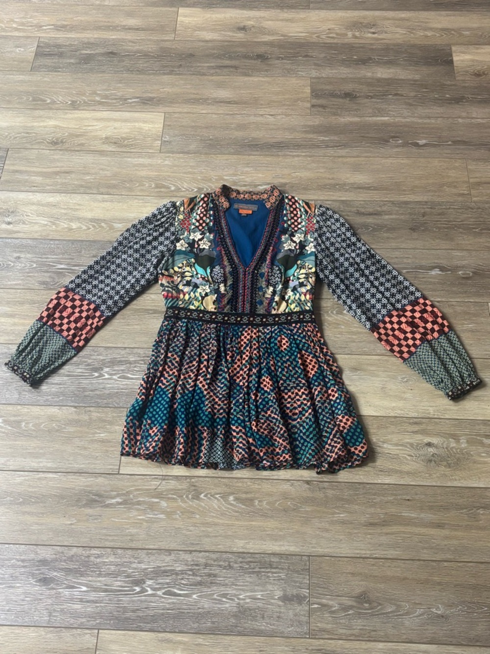 Bhanuni By Jyoti Ronika Top Sz XS Boho Hippie Beaded Festival Anthropologie